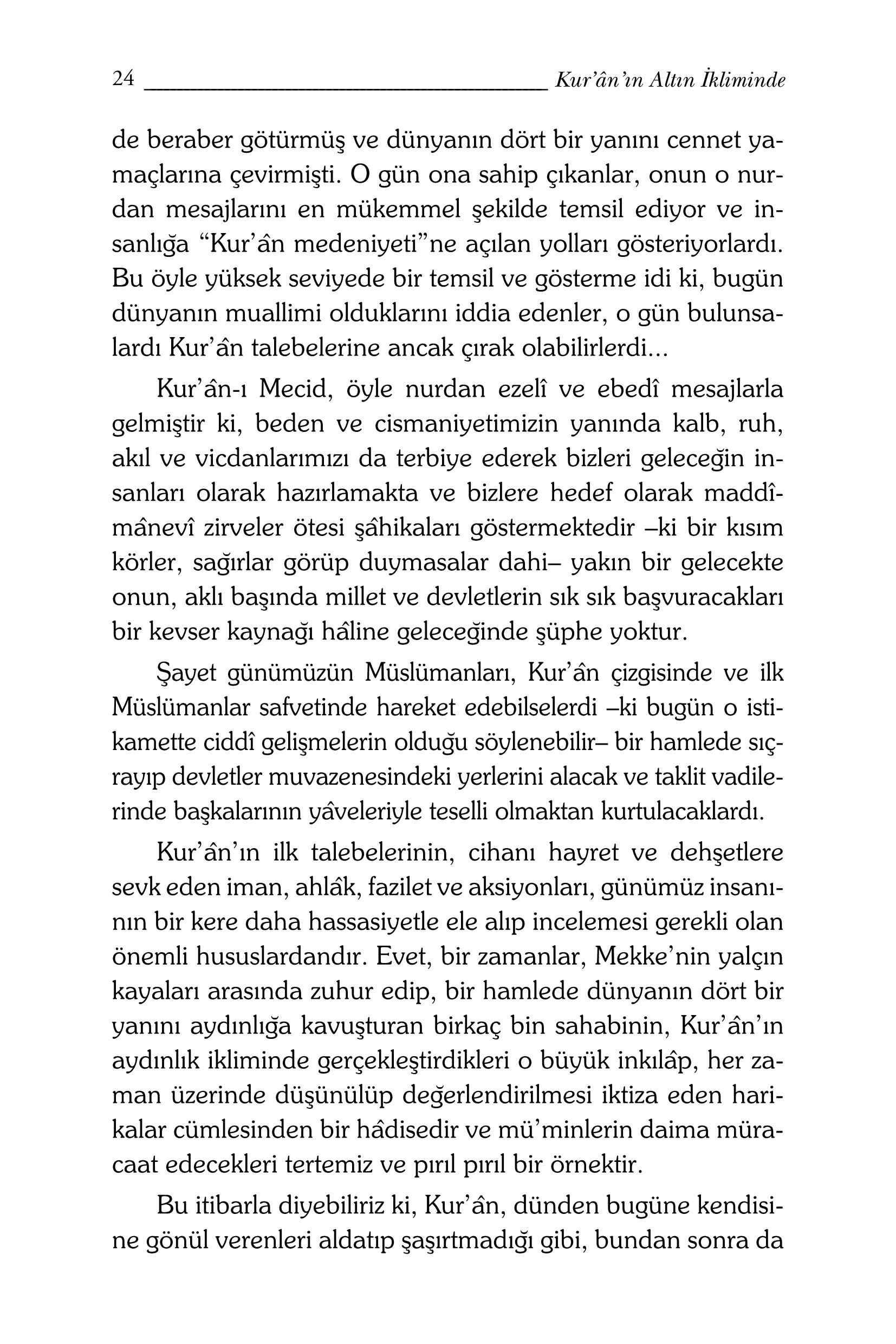 Kuranın Altin ikliminde - M F Gulen.pdf, 595-Sayfa