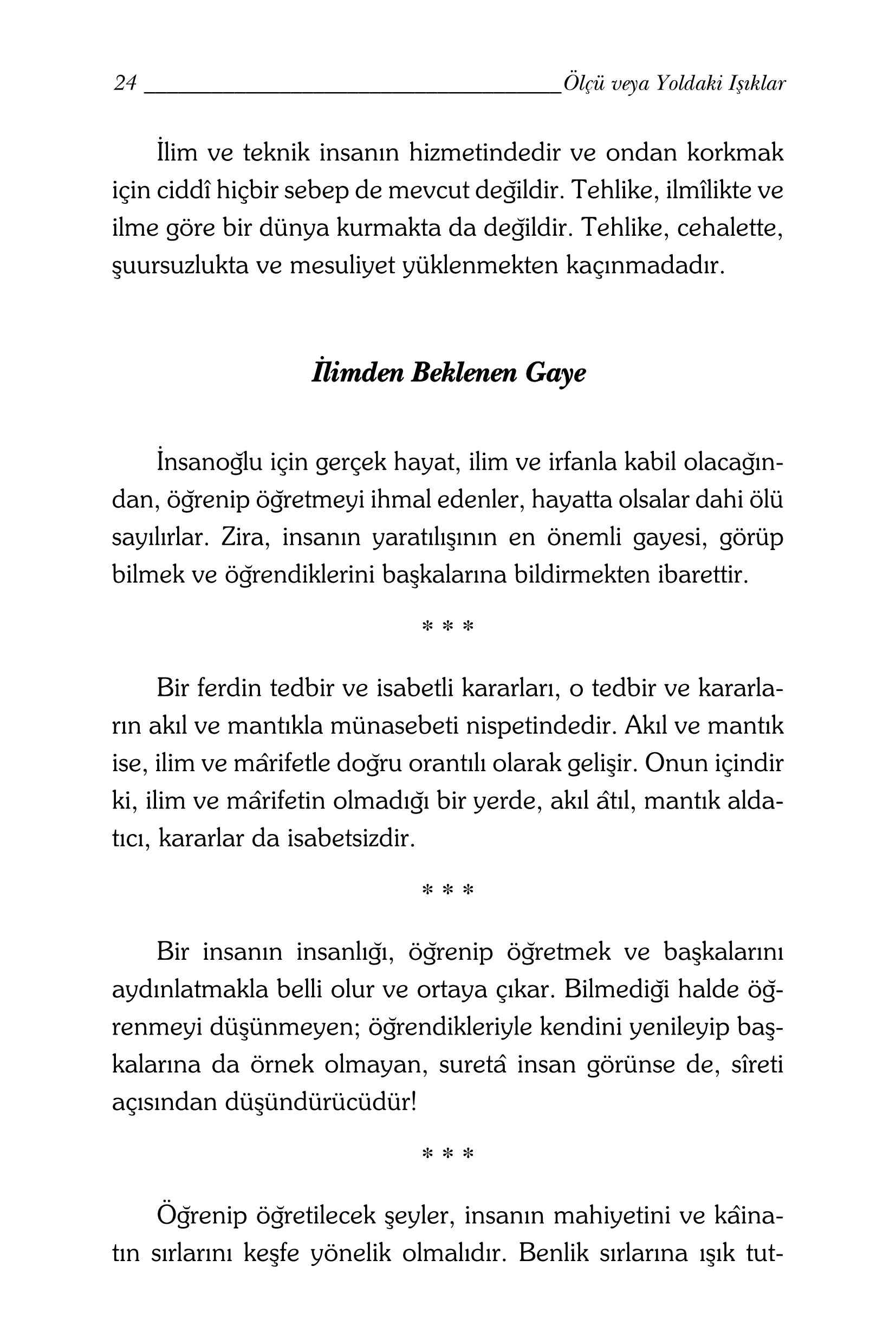 Ölçü veya Yoldaki Işıklar 1 - M F Gulen.pdf, 249-Sayfa